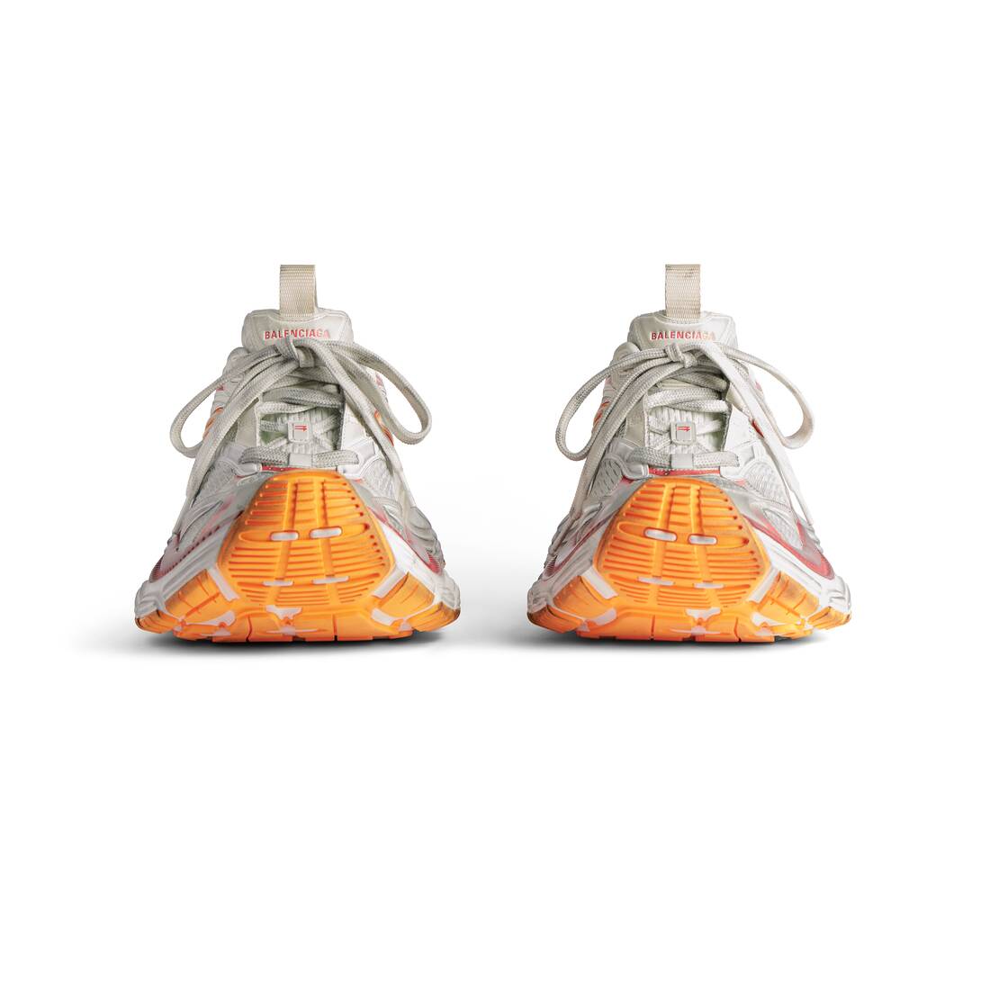 Women’s 10xl Sneaker in White/red/orange - Image 3